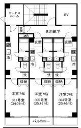 AQUA GARDENの物件間取画像